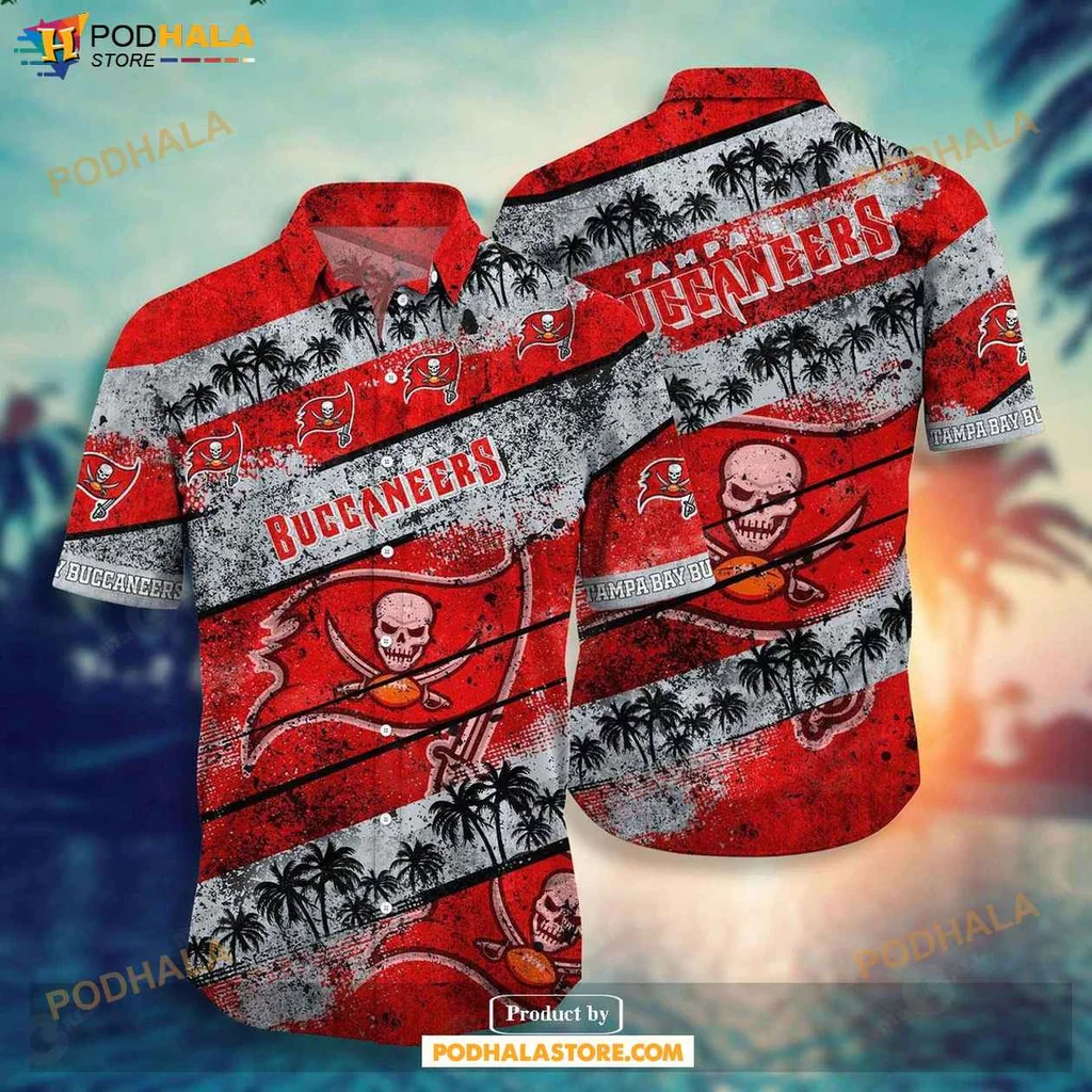 Aloha Tampa Bay Buccaneers Hawaiian Shirt, Vibrant Tropical Design For Nfl Fans