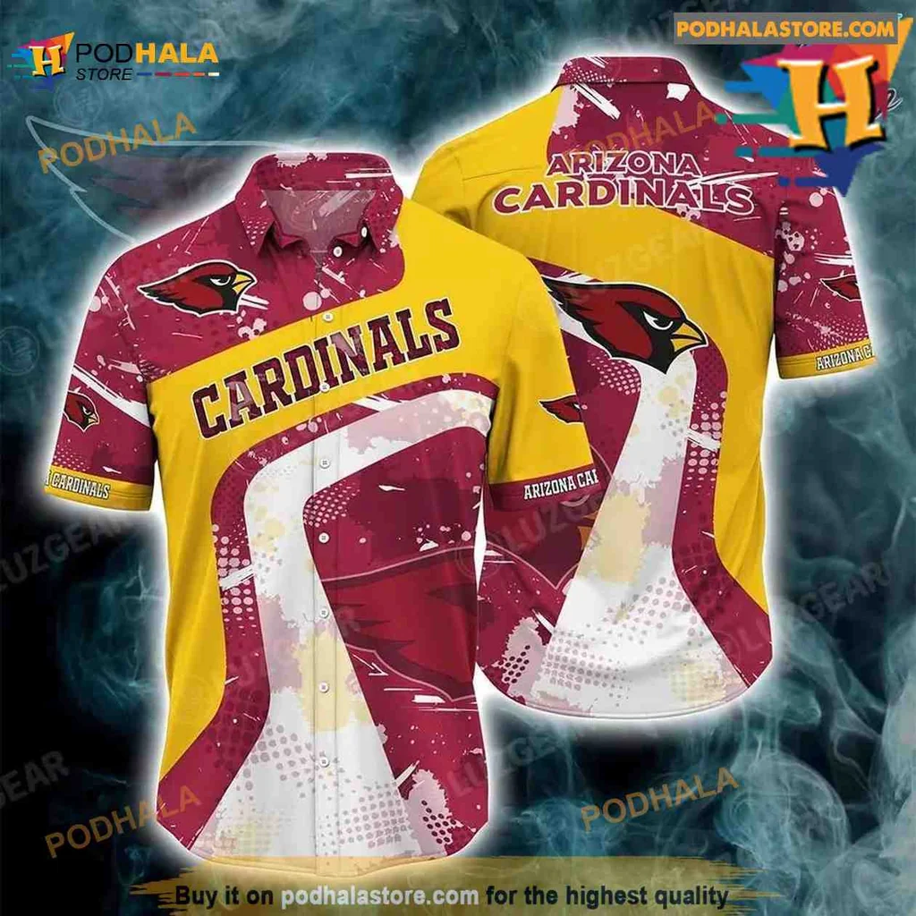 Arizona Cardinals Hawaiian Shirt With Bold Cardinals Design