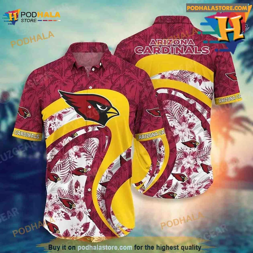 Arizona Cardinals Tropical Shirt With Vibrant Patterns For Summer