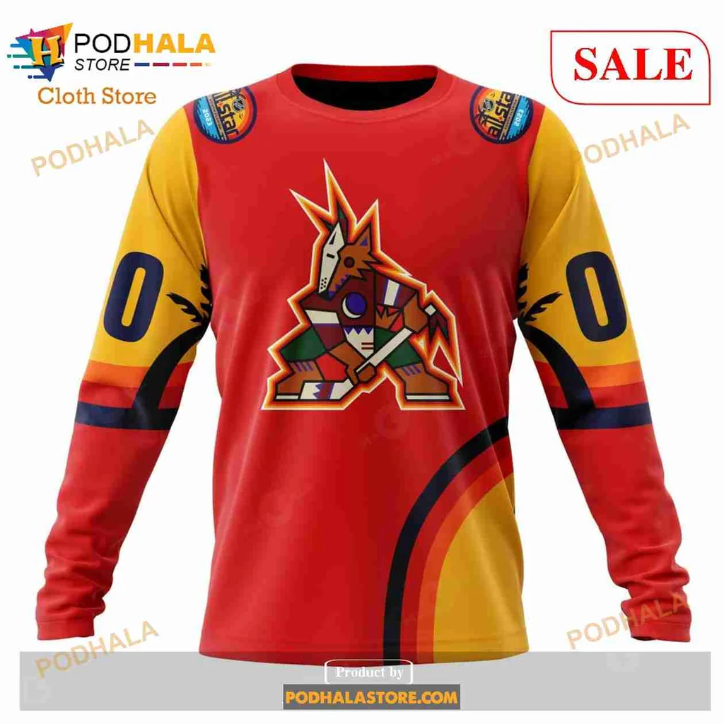 Arizona Coyotes 3D Print Hoodie With Vibrant Coyote Graphic And Florida Sunset Arizona Coyotes 3D Print Hoodie With Vibrant Coyote Graphic And Florida Sunset