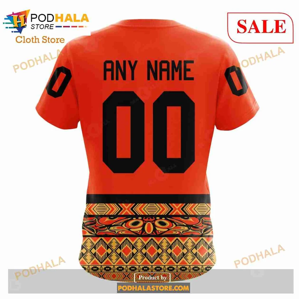 Arizona Coyotes Indigenous Art Hoodie With Geometric Coyote Design - Product View 7 Arizona Coyotes Indigenous Art Hoodie With Geometric Coyote Design - Product View 7