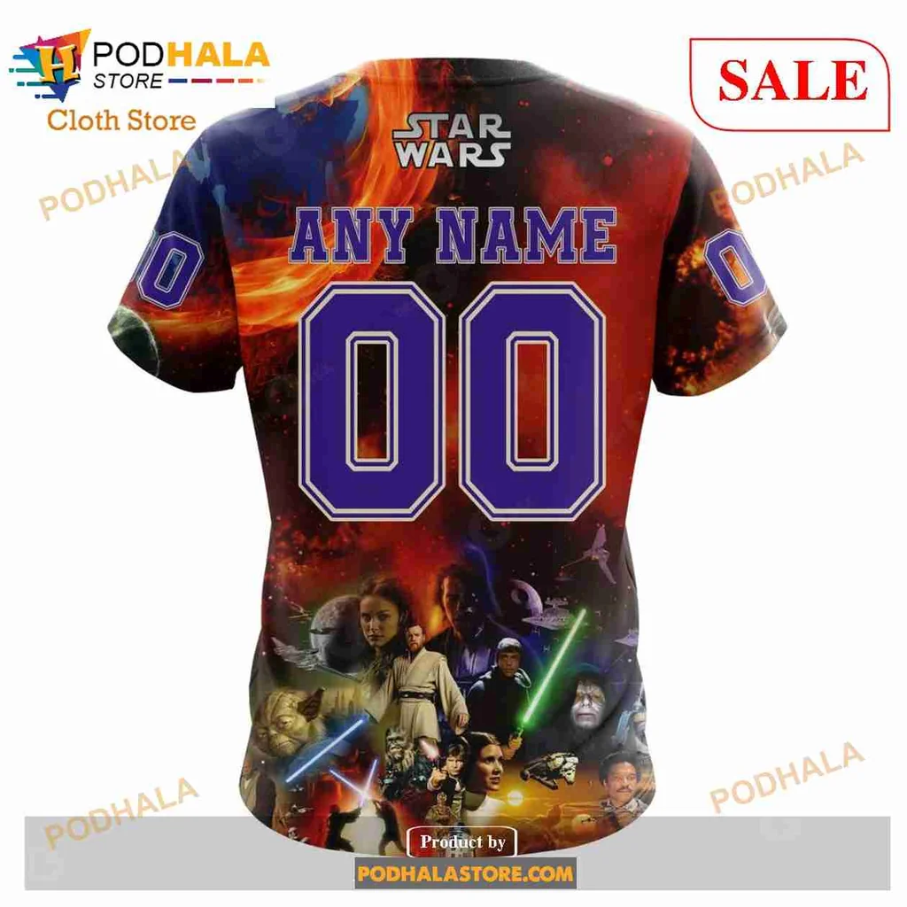 Arizona Coyotes Star Wars Hoodie Featuring Darth Vader And Coyote Design - Product View 7 Arizona Coyotes Star Wars Hoodie Featuring Darth Vader And Coyote Design - Product View 7