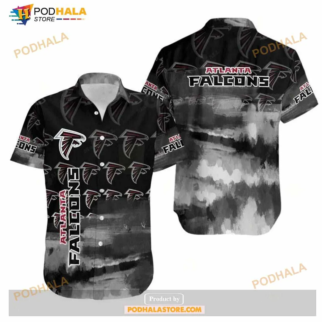 Atlanta Falcons Hawaiian Shirt Featuring Bold Team Logo Design