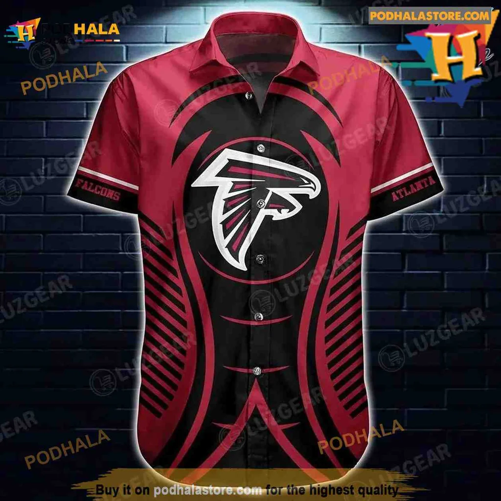 Atlanta Falcons Hawaiian Shirt With Bold Logo For Nfl Fans