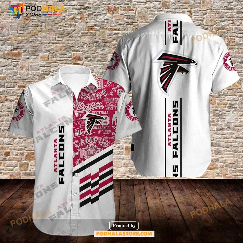 Atlanta Falcons Hawaiian Shirt With Bold Team Logo And Vibrant Design