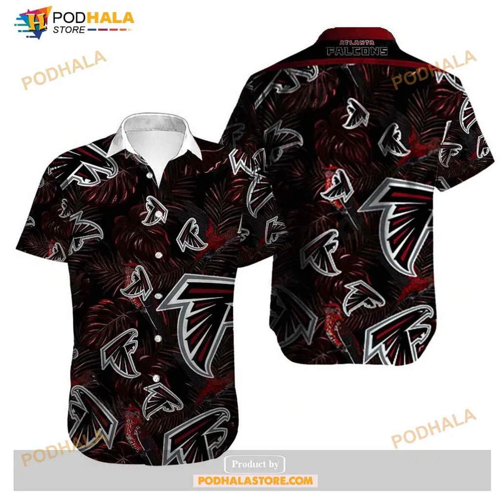Atlanta Falcons Hawaiian Shirt With Tropical Design For Fans