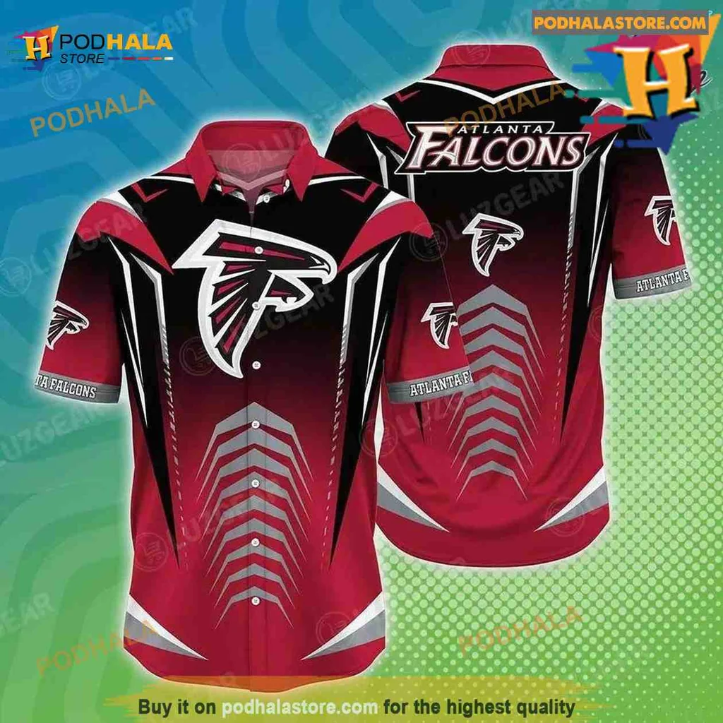 Atlanta Falcons Summer Hawaiian Shirt Featuring Bold Team Logo
