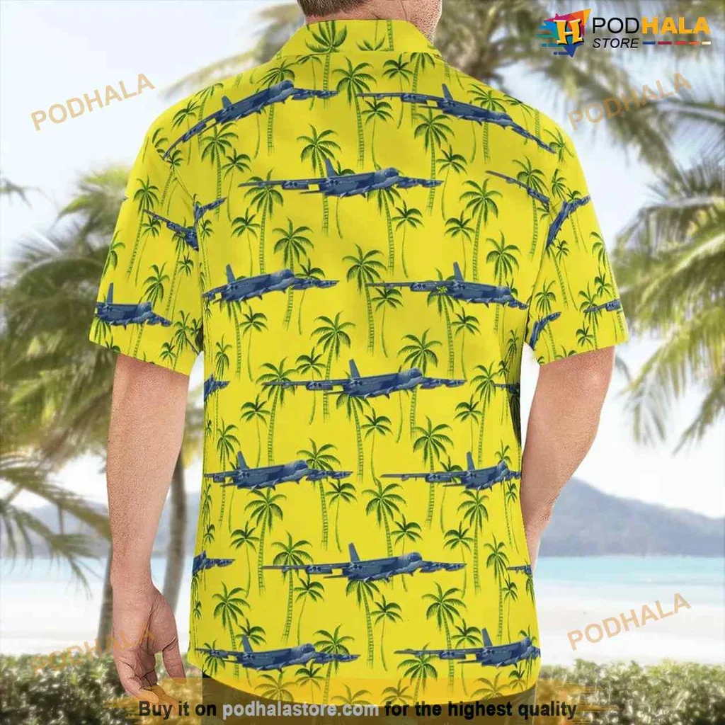 B 52 Stratofortress Tropical Shirt With Tropical Palm Tree Design B 52 Stratofortress Tropical Shirt With Tropical Palm Tree Design