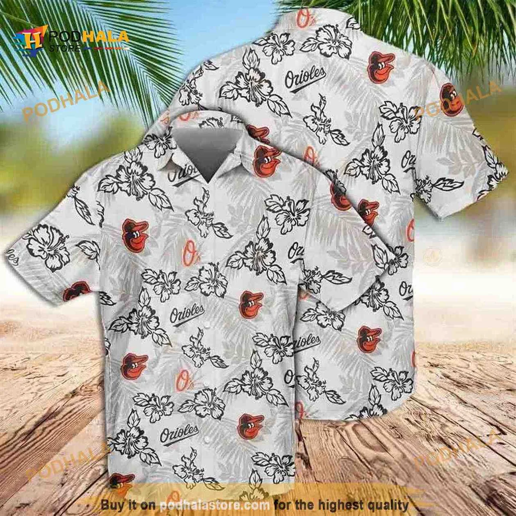 Baltimore Orioles Tropical Hawaiian Shirt With Vibrant Summer Design