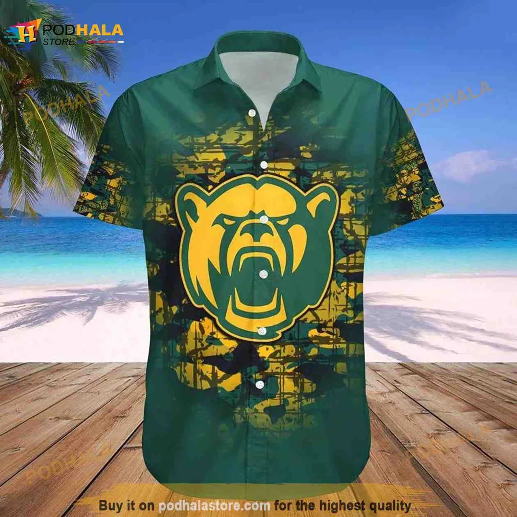 Baylor Bears Camouflage Hawaiian Shirt Featuring Aggressive Bear Design Baylor Bears Camouflage Hawaiian Shirt Featuring Aggressive Bear Design