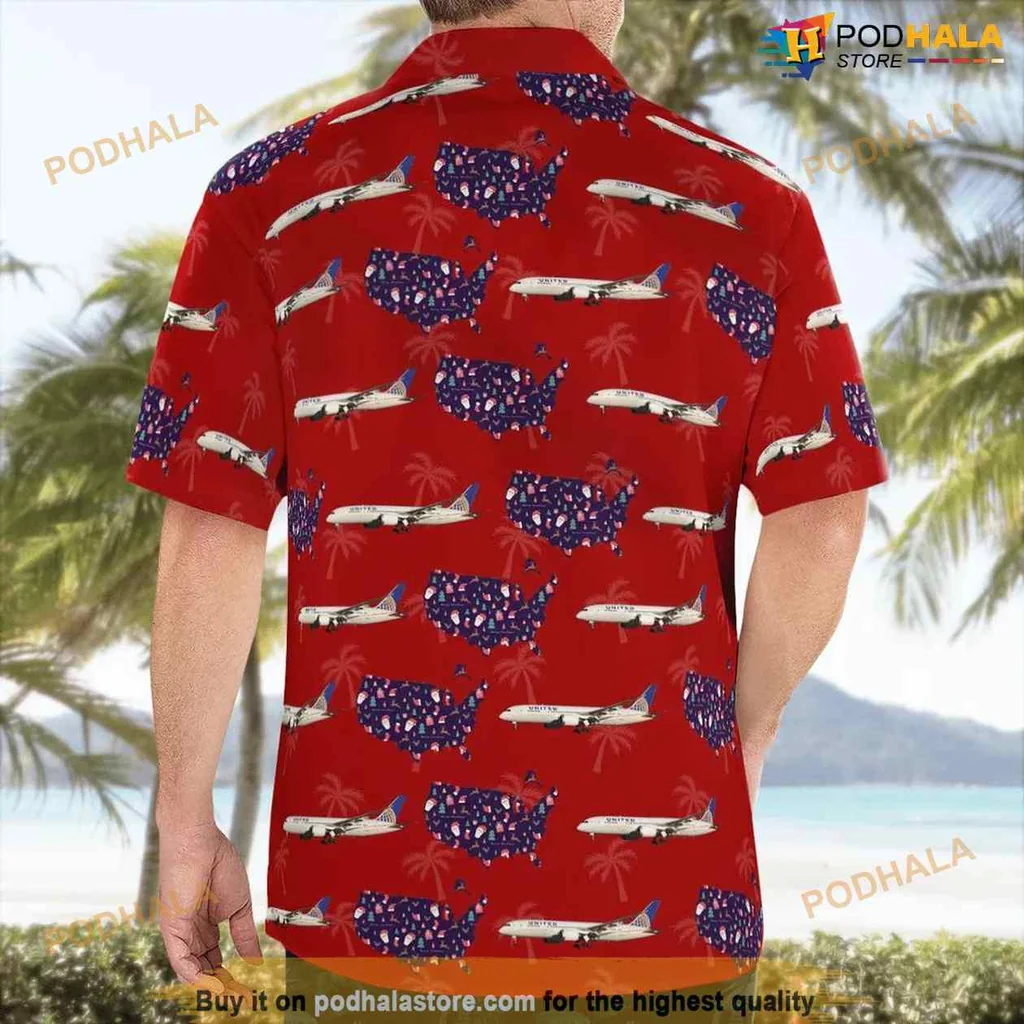 Boeing 787 8 Dreamliner Aloha Shirt With United States Map Design Boeing 787 8 Dreamliner Aloha Shirt With United States Map Design