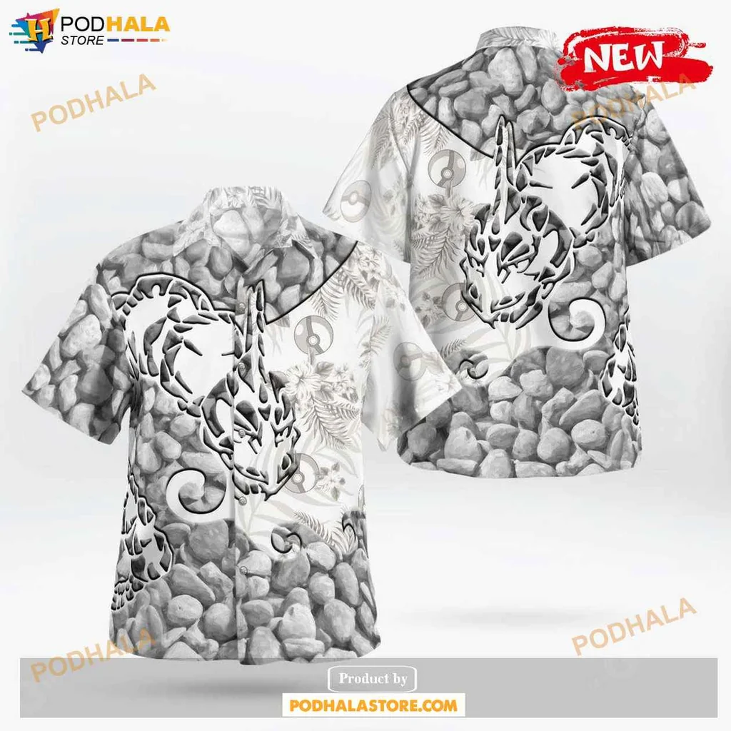 Bold Scorpion Aloha Shirt, Tribal Design Tropical Shirt For Men And Women