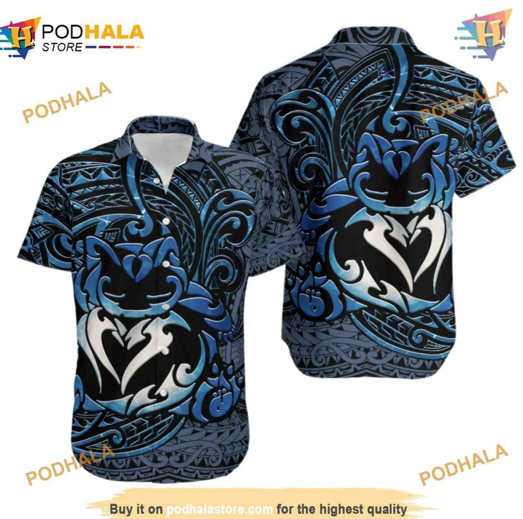 Bold Snorlax Aloha Shirt, Tropical Polynesian Design For Men And Women