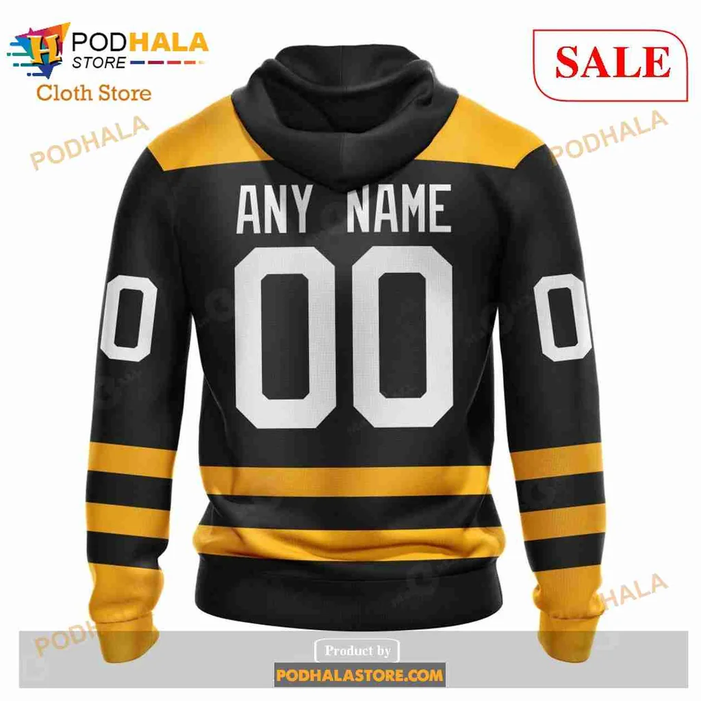 Boston Bruins Bear AOP Hoodie With Bold Boston Design Boston Bruins Bear AOP Hoodie With Bold Boston Design