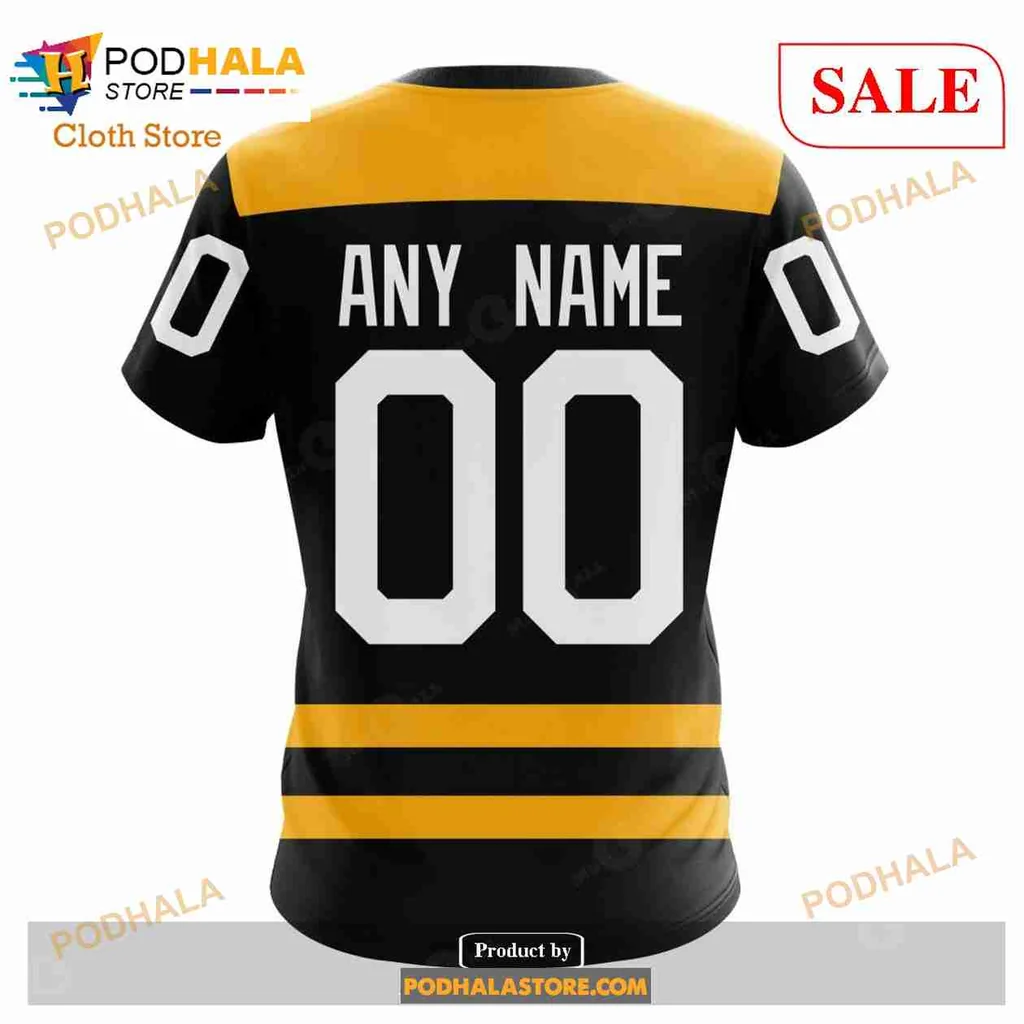 Boston Bruins Bear 3d Hoodie With Bold Boston Design - Product View 7 Boston Bruins Bear 3d Hoodie With Bold Boston Design - Product View 7