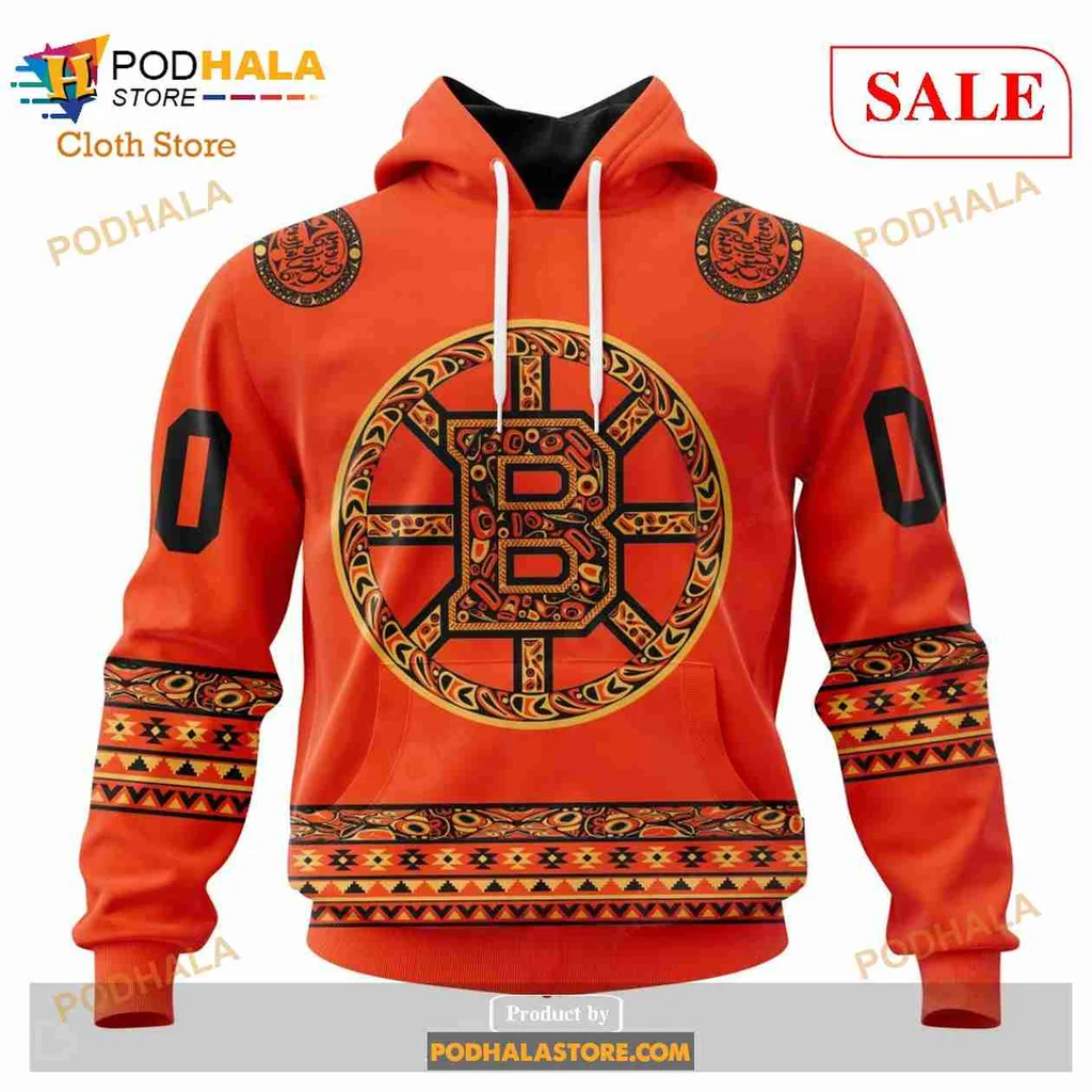 Boston Bruins National Day For Truth And Reconciliation Hoodie 3d