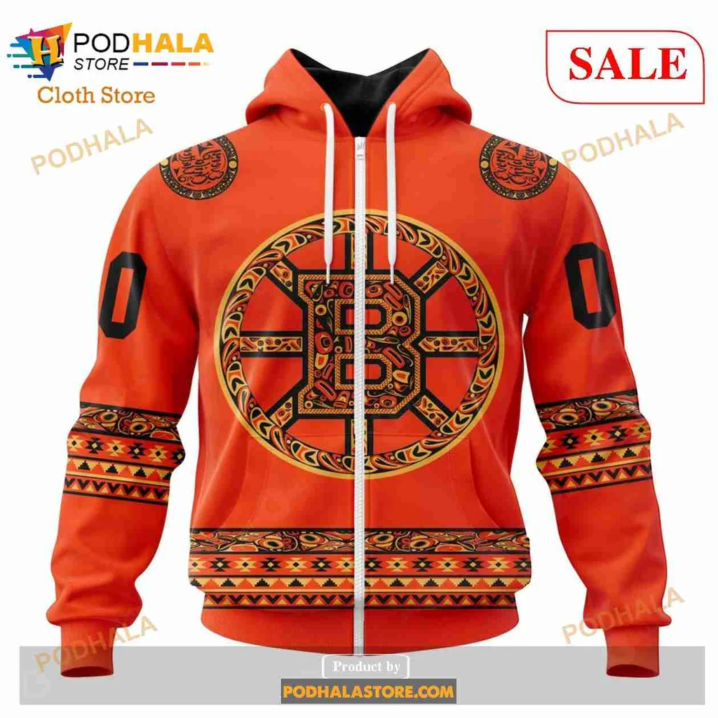 Boston Bruins National Day For Truth And Reconciliation 3D Hoodie Boston Bruins National Day For Truth And Reconciliation 3D Hoodie