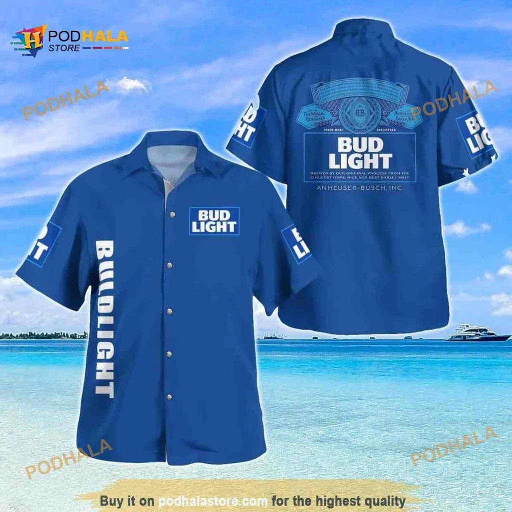 Bud Light Tropical Hawaiian Shirt For Beer Lovers