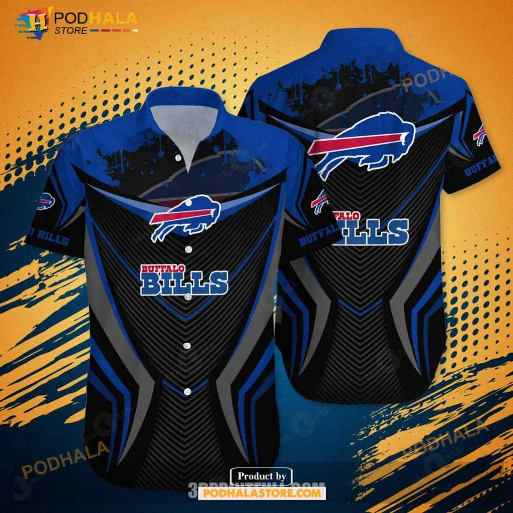 Buffalo Bills Fan Hawaiian Shirt With Vibrant Team Logo And Colors
