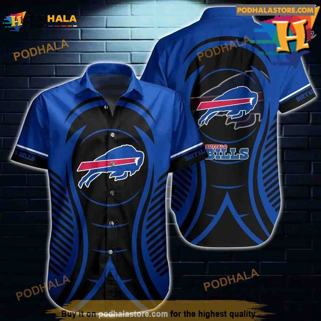 Buffalo Bills Hawaiian Shirt Featuring Bold Team Colors And Logo
