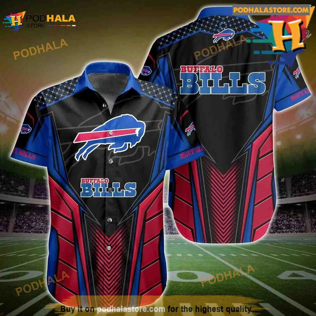Buffalo Bills Hawaiian Shirt Featuring Vibrant Team Colors And Logo