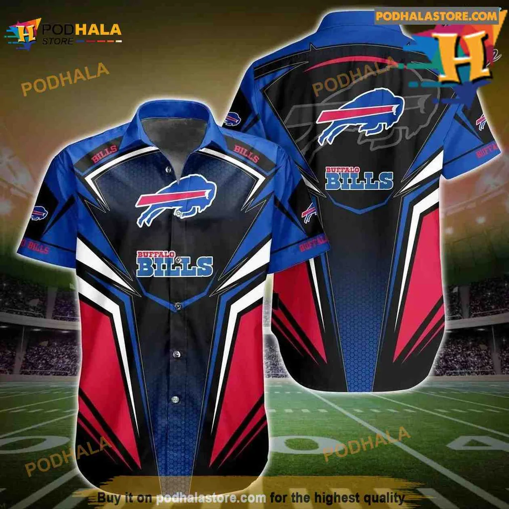 Buffalo Bills Hawaiian Shirt Featuring Vibrant Team Logo For Fans