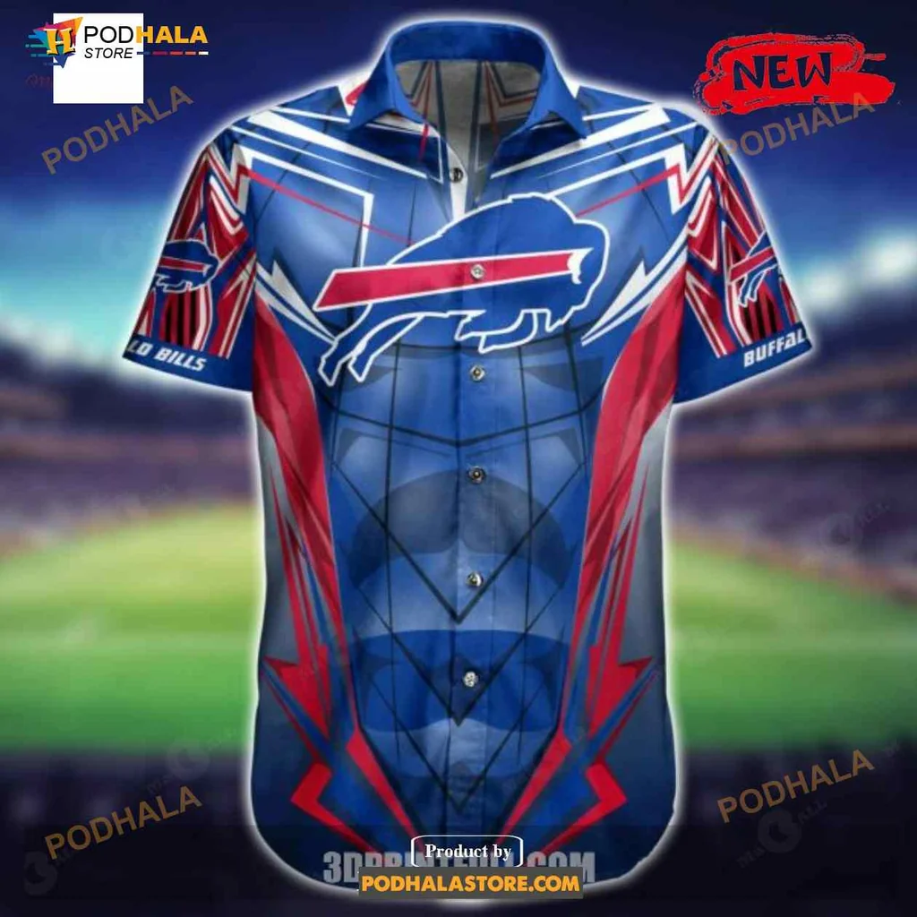 Buffalo Bills Summer Hawaiian Shirt With Vibrant Team Colors