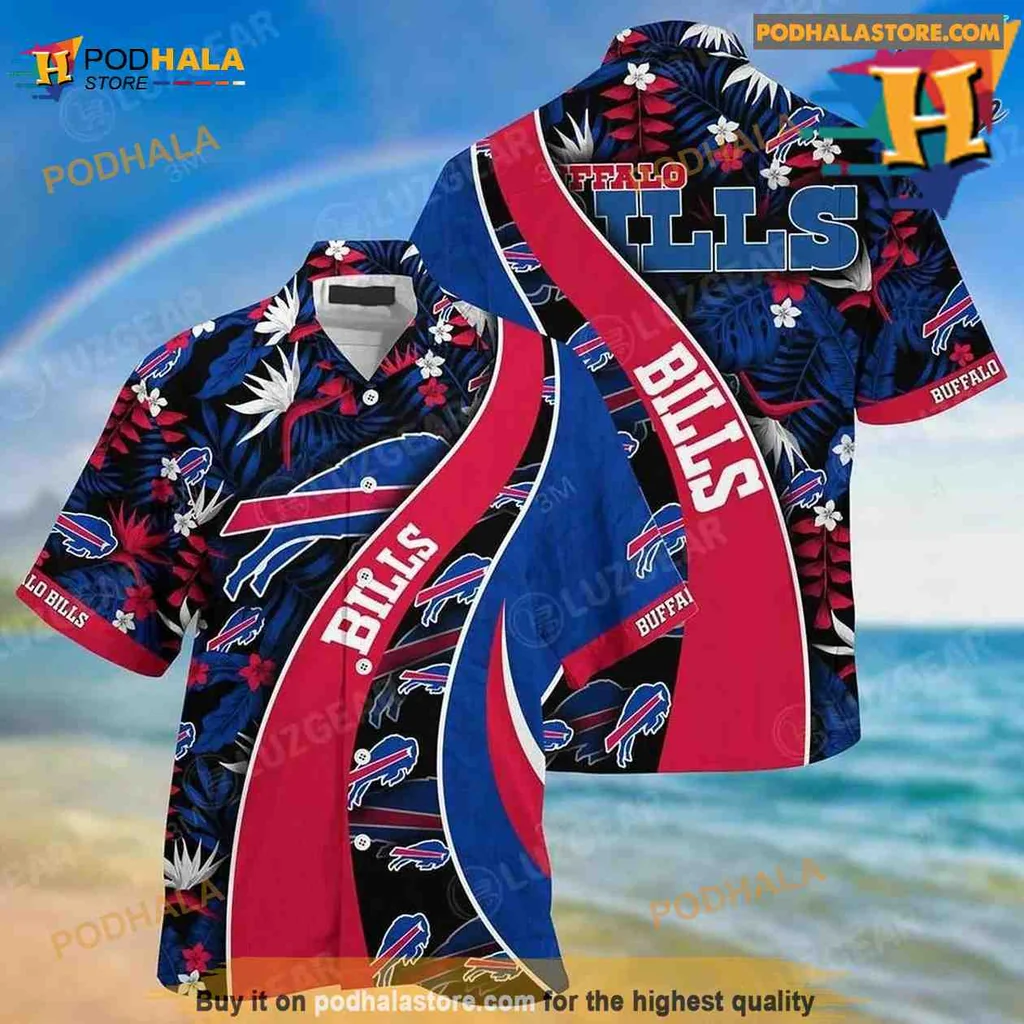 Buffalo Bills Tropical Aloha Shirt With Vibrant Patterns For Fans
