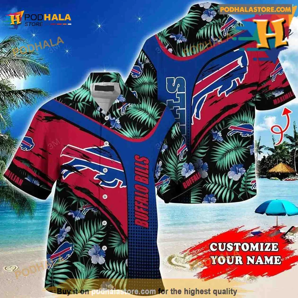 Buffalo Bills Tropical Hawaiian Shirt With Floral Patterns For Summer