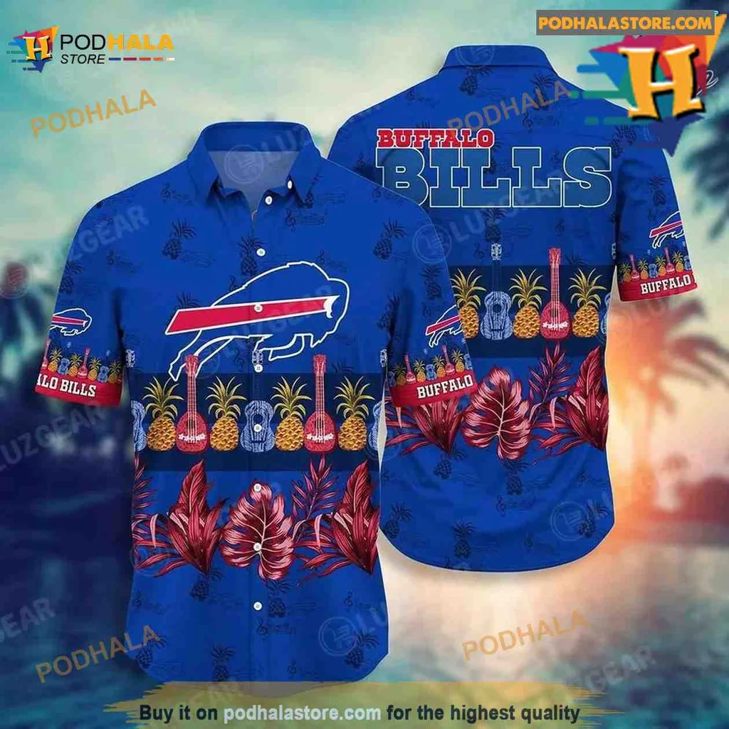 Buffalo Bills Tropical Hawaiian Shirt With Vibrant Summer Design