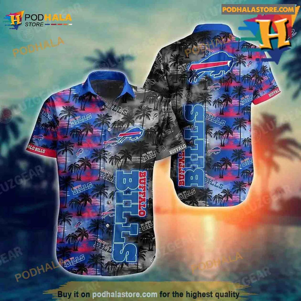 Buffalo Bills Tropical Hawaiian Shirt With Vibrant Team Colors
