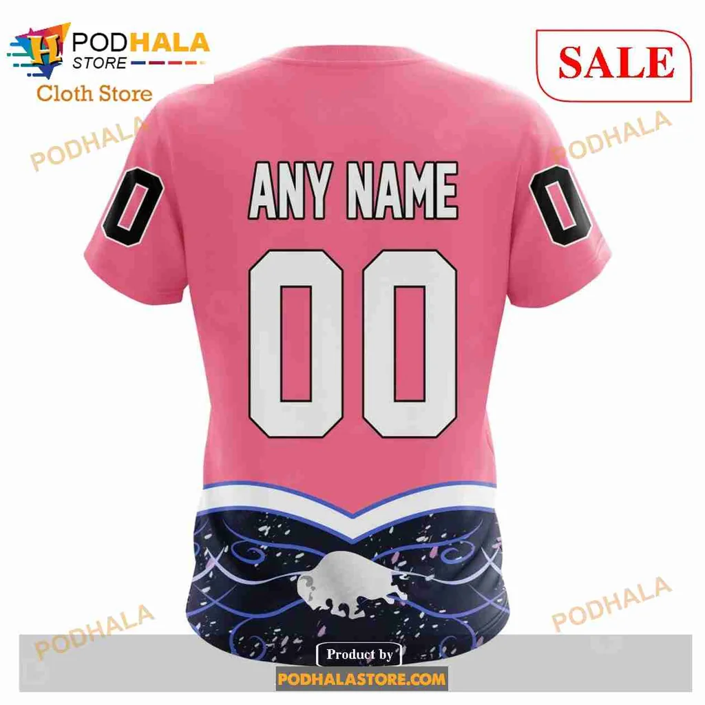 Buffalo Sabres Cancer Awareness 3d Hoodie With Customizable Design - Product View 7 Buffalo Sabres Cancer Awareness 3d Hoodie With Customizable Design - Product View 7