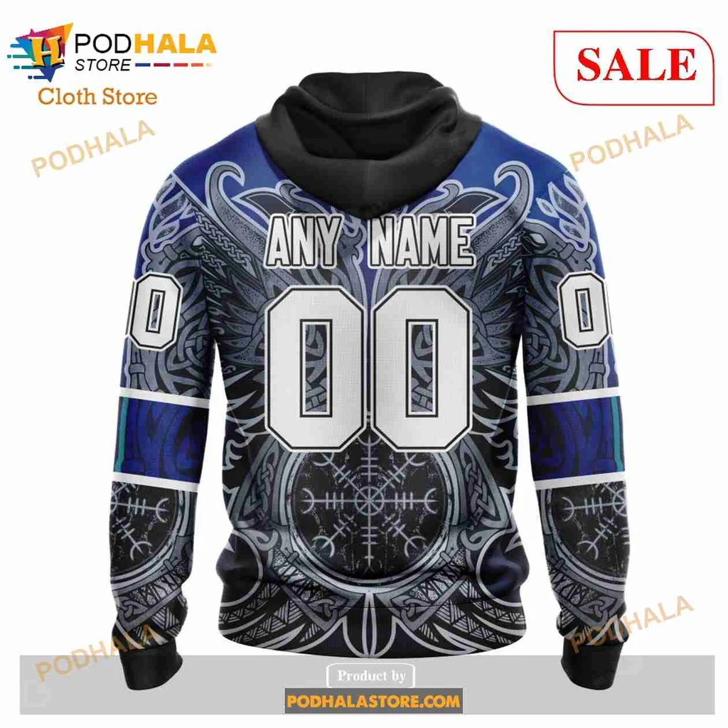 Buffalo Sabres Norse Viking Hoodie With Intricate Design - Product View 8 Buffalo Sabres Norse Viking Hoodie With Intricate Design - Product View 8
