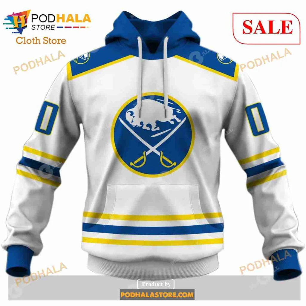 Buffalo Sabres Retro Hoodie With Vintage 80s 90s Design