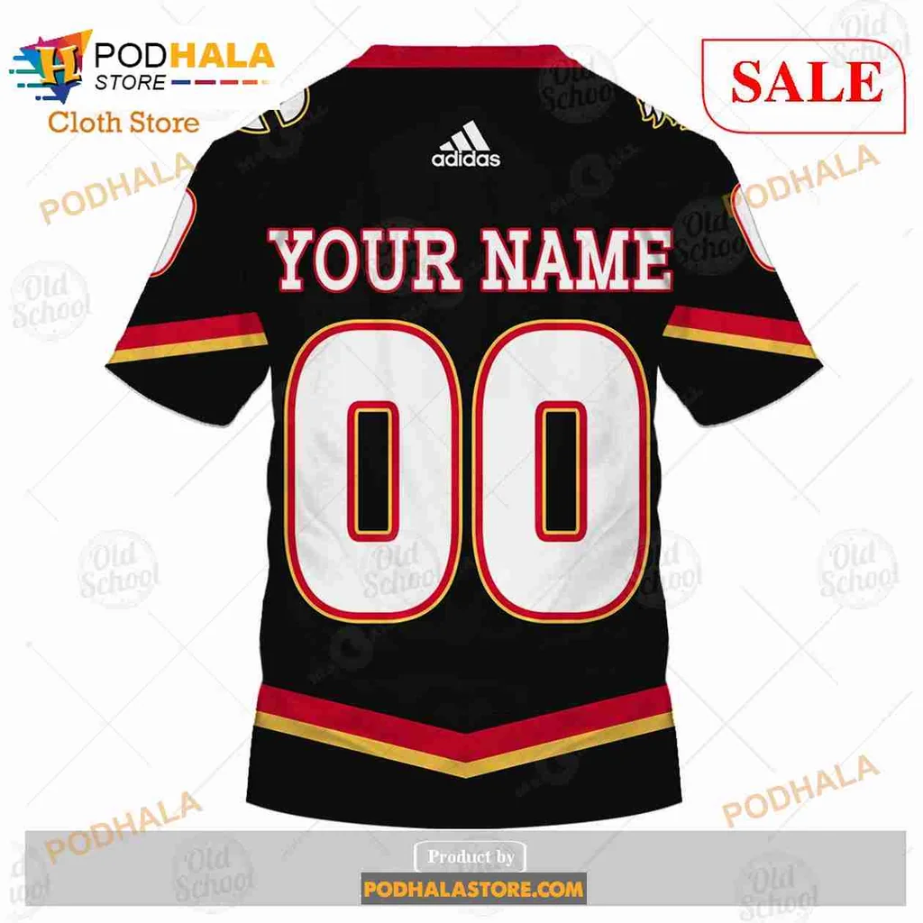 Calgary Flames 3d Hoodie Custom Name And Number Sweatshirt - Product View 7 Calgary Flames 3d Hoodie Custom Name And Number Sweatshirt - Product View 7