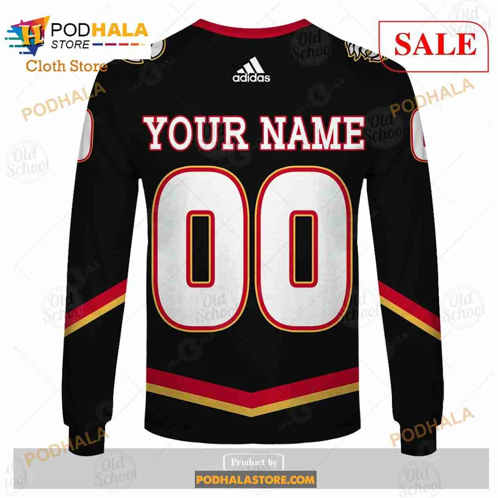 Calgary Flames 3d Hoodie Custom Name And Number Sweatshirt - Product View 8 Calgary Flames 3d Hoodie Custom Name And Number Sweatshirt - Product View 8
