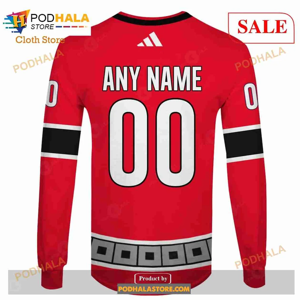 Carolina Hurricanes 3d Hoodie With Custom Name And Number - Product View 5 Carolina Hurricanes 3d Hoodie With Custom Name And Number - Product View 5