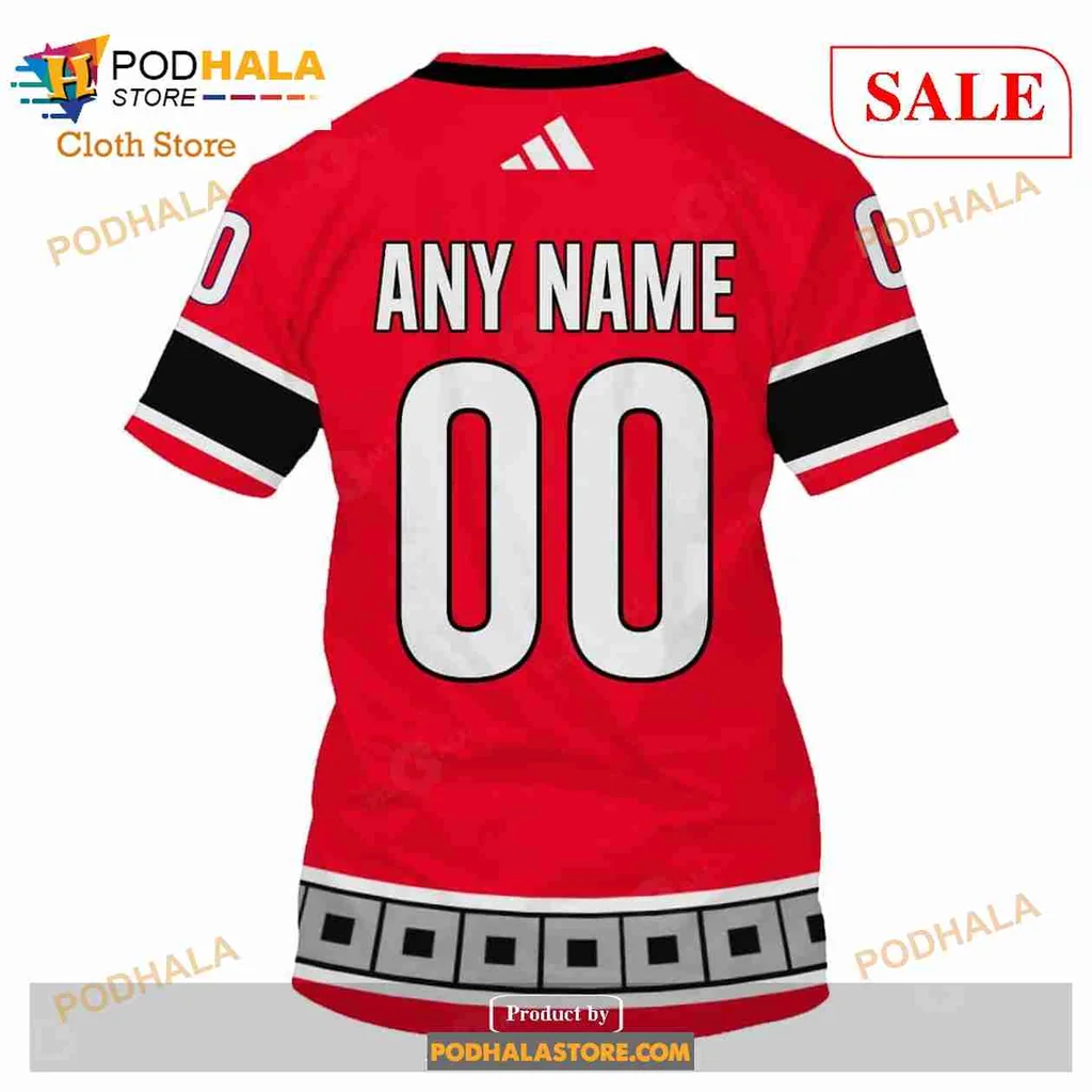 Carolina Hurricanes 3d Hoodie With Custom Name And Number - Product View 7 Carolina Hurricanes 3d Hoodie With Custom Name And Number - Product View 7