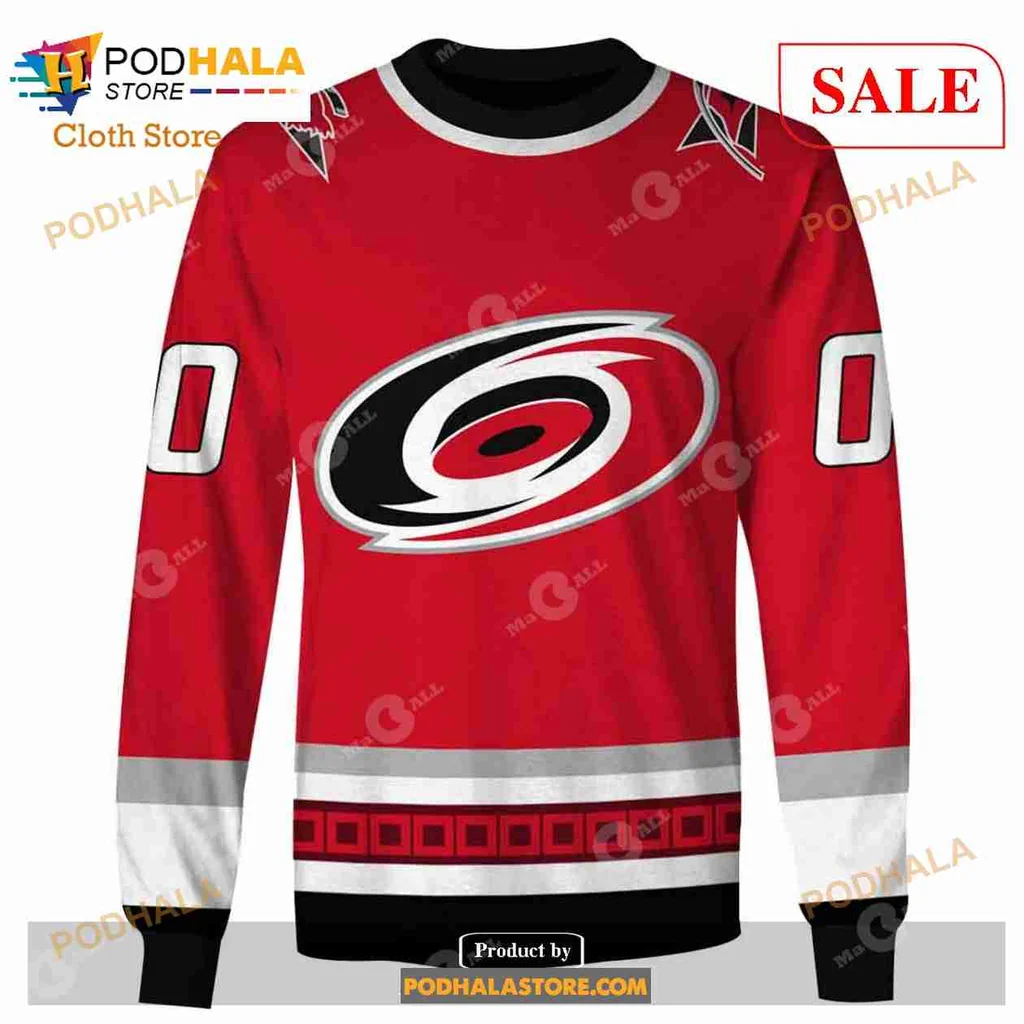Carolina Hurricanes Vintage Hoodie, 2006 Winning Nhl 3d Sweatshirt - View 2 Carolina Hurricanes Vintage Hoodie, 2006 Winning Nhl 3d Sweatshirt - View 2