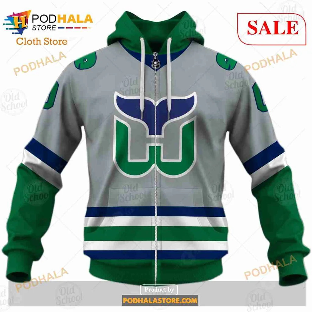Carolina Hurricanes Whale Tail Hoodie, Custom Name And Number 3d Design - Product View 5 Carolina Hurricanes Whale Tail Hoodie, Custom Name And Number 3d Design - Product View 5
