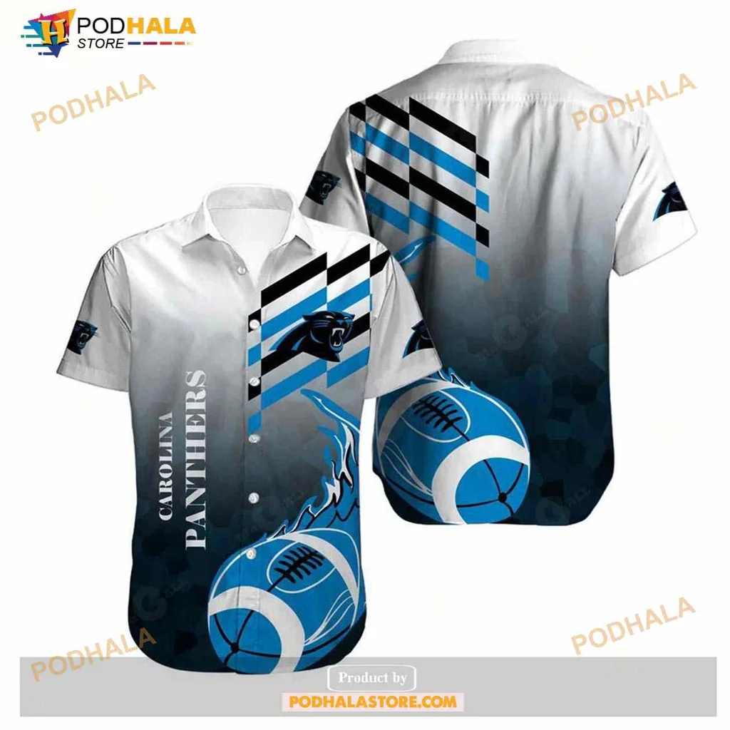 Carolina Panthers Football Hawaiian Shirt With Dynamic Logo Design