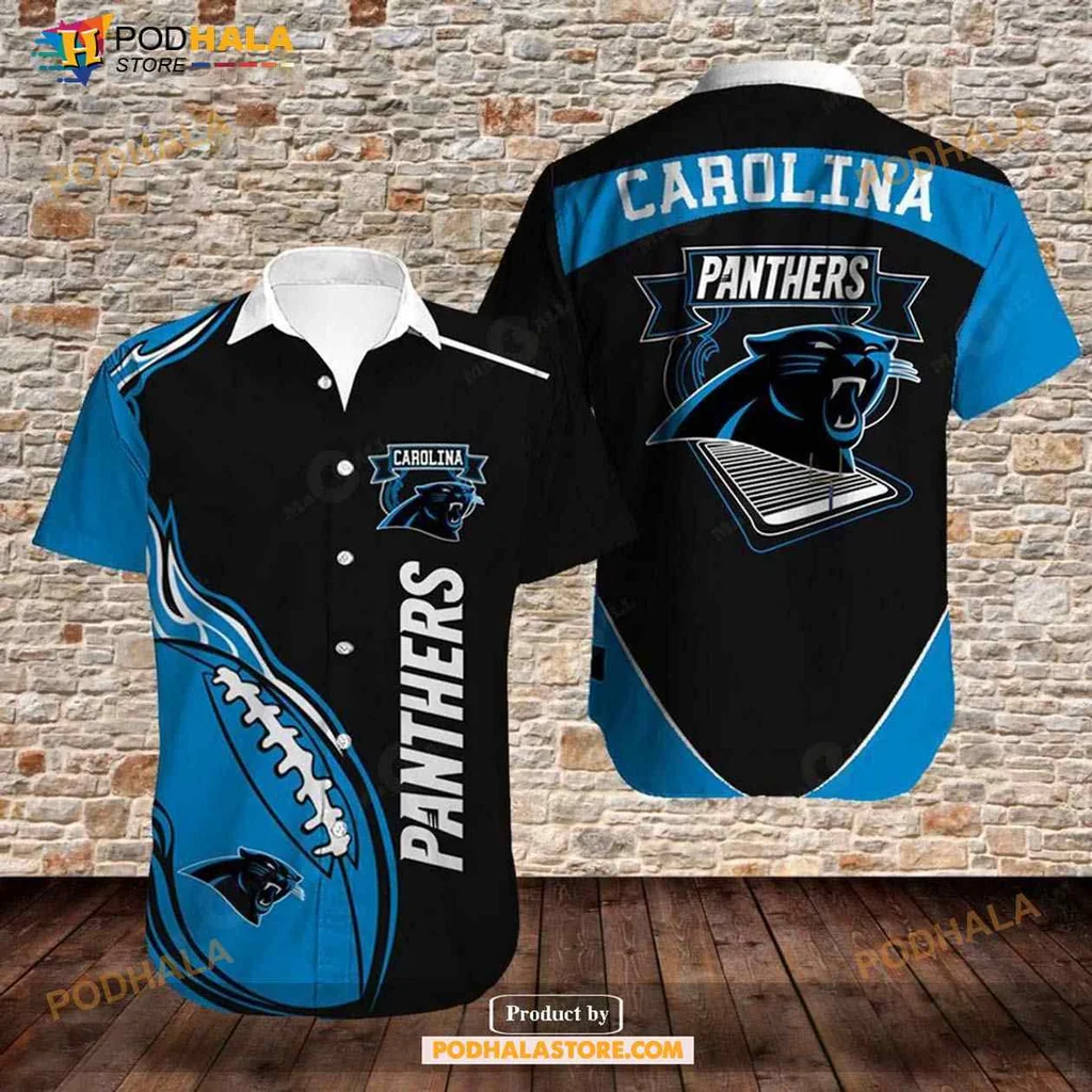 Carolina Panthers Tropical Hawaiian Shirt, Vibrant Team Spirit Design