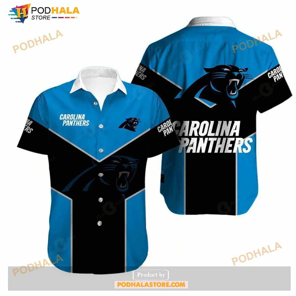 Carolina Panthers Tropical Shirt Featuring Bold Panther Design