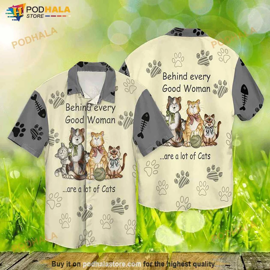 Cats Lover Hawaiian Shirt Featuring Playful Illustrations And Fun Quote