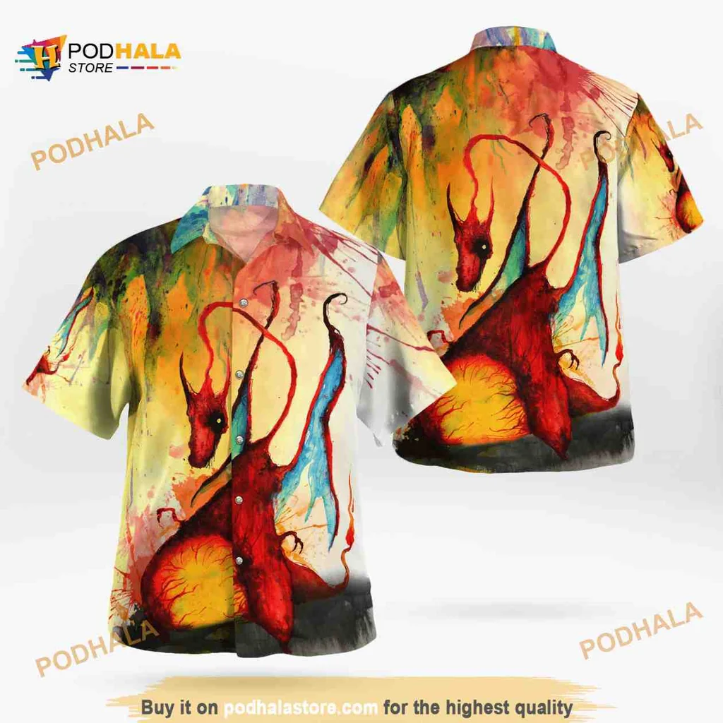 Charizard Pokemon Aloha Hawaiian Shirt With Colorful Dragon Design