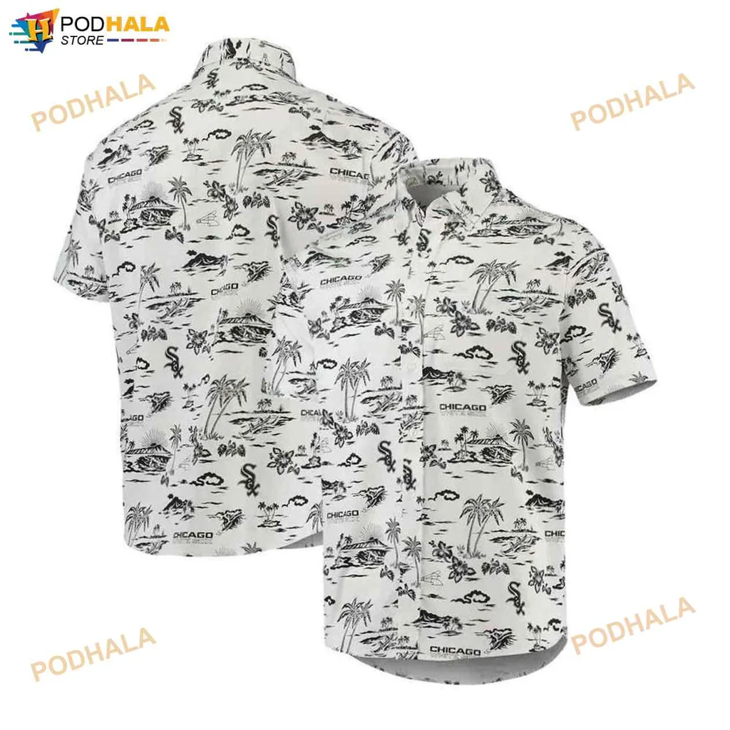 Chicago White Sox Hawaiian Shirt With Tropical Marine Life Design