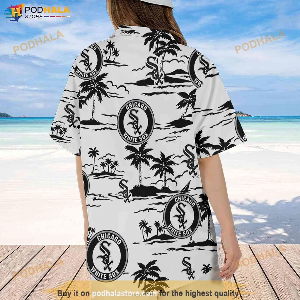 Classic Tropical Tropical Shirt, Chicago White Sox Beach Pattern Summer Shirt For Fans Classic Tropical Tropical Shirt, Chicago White Sox Beach Pattern Summer Shirt For Fans