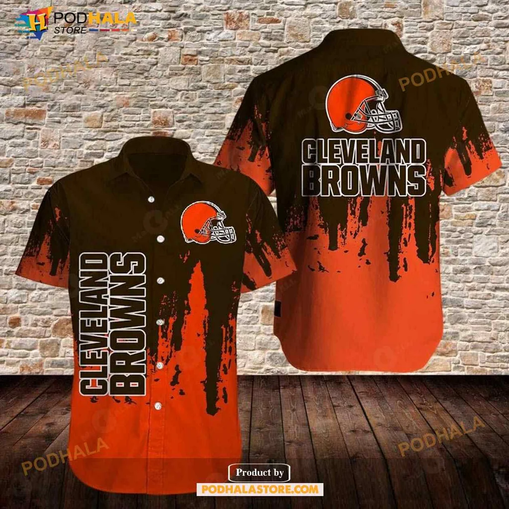 Cleveland Browns Fan Hawaiian Shirt With Bold Team Design