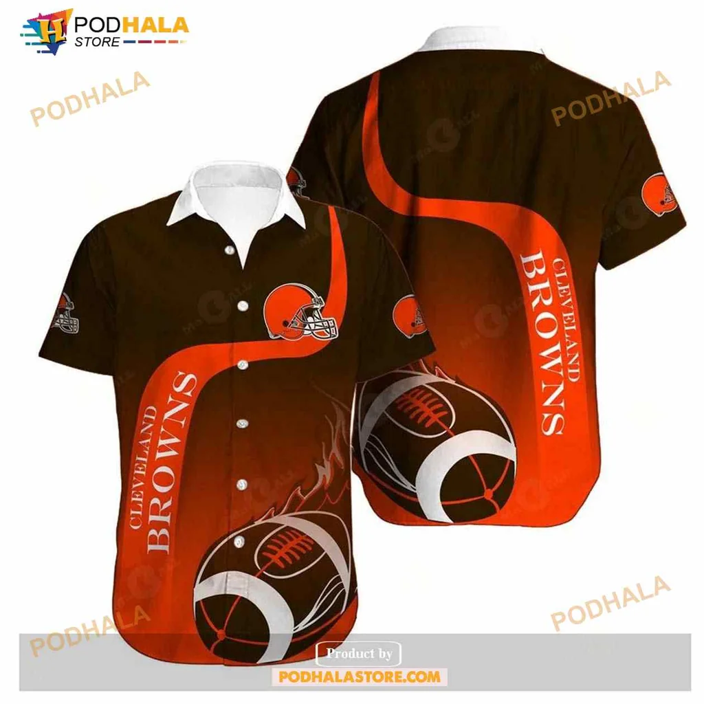 Cleveland Browns Funny Hawaiian Shirt With Bold Team Spirit Design