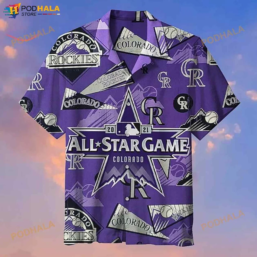 Colorado Rockies All Star Game Hawaiian Shirt 2011 With Bold Graphics